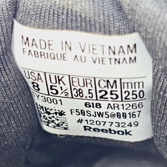 Reebok Classic Womens Princess Lite Shoes Size 8 Black - Picture 7 of 9